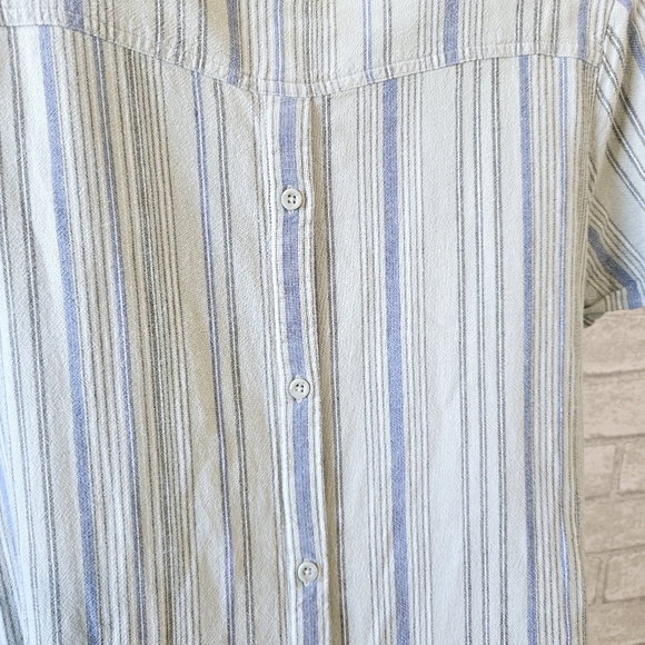 Anthro. Cloth & Stone Striped Casual Dress - Picture 5 of 8
